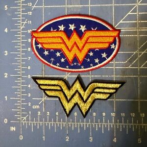 Wonder Woman Embroidered Patches
